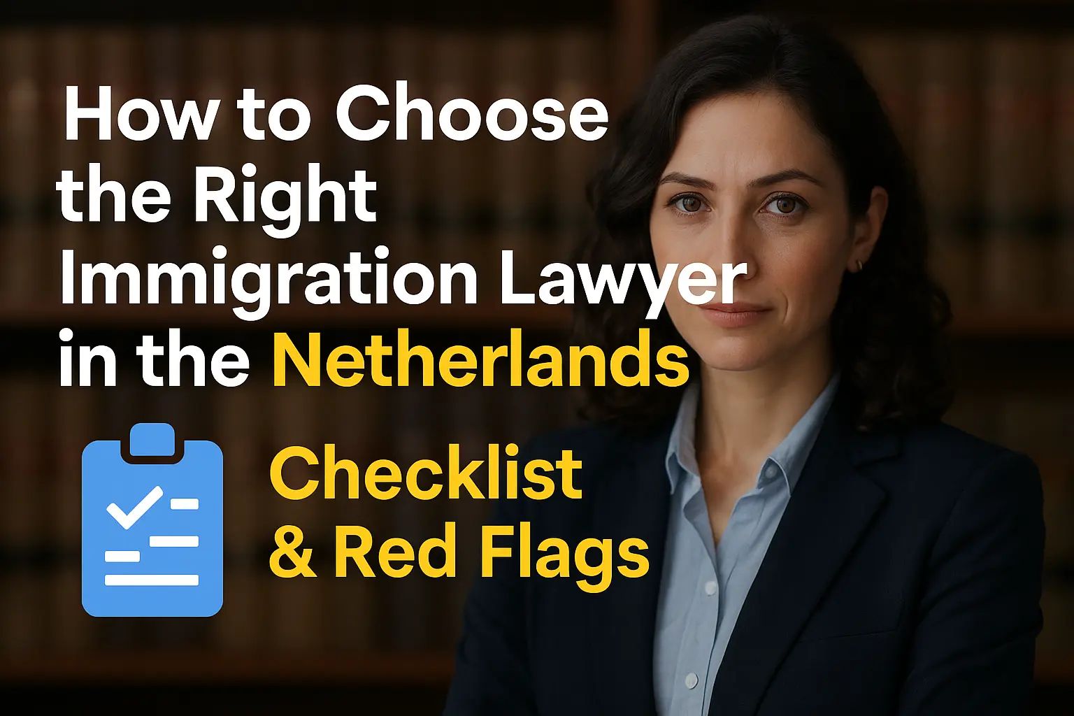 How to Choose the Right Immigration Lawyer in the Netherlands: Checklist & Red Flags